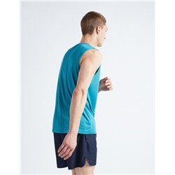 Sports Sleeveless T-shirt, Men, Light Blue