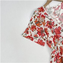 Женское платье с ярким цветочным принтом и люрексом, экспорт  ❤️SPRINGFIEL*D