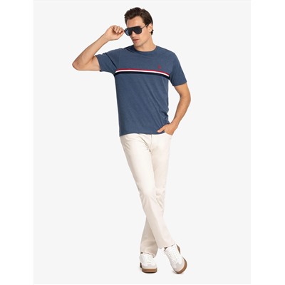 SIGNATURE TRICOT PIECED JERSEY T-SHIRT