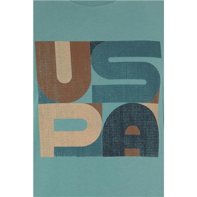 Erkek Mint Bisiklet Yaka Sweatshirt