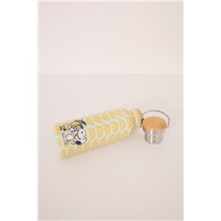 Botella metal print limones Snoopy