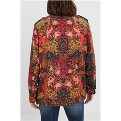 Parka recta floral