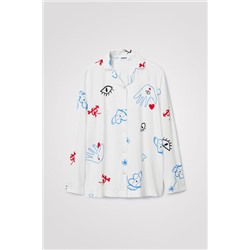 Camisa pijama corazones
