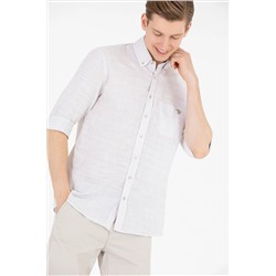 Erkek Taş Uzun Kollu Gömlek