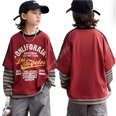 Лонгслив для мальчиков