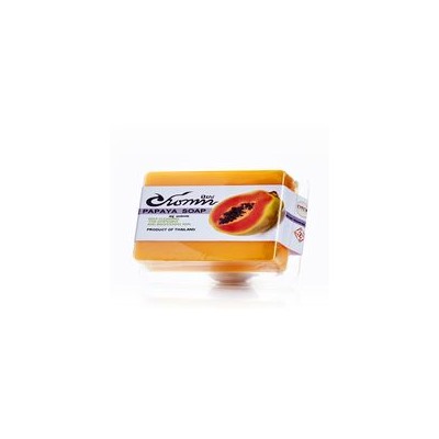Тайское мыло с папайей  50 гр / Papaya whitening and brightening deep cleansing soap