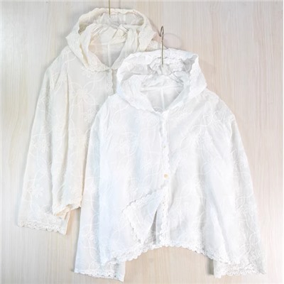 Женская рубашка с длинным рукавом с капюшоном