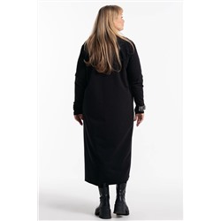 Платье-футер-длинное