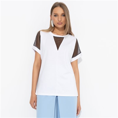 Футболка комбинированная, Всегда нарядна (extra)