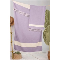 Peshtemalsan, %100 Pamuk Elmas Peştemal 2’li Set, Püsküllü, Banyo Havlusu, Plaj Havlusu, Hamam Havlusu