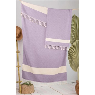 Peshtemalsan, %100 Pamuk Elmas Peştemal 2’li Set, Püsküllü, Banyo Havlusu, Plaj Havlusu, Hamam Havlusu