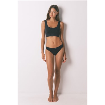 Top reversible LOVELY  sin costuras negro