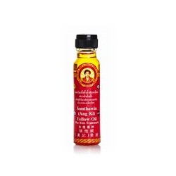 Желтое масло буддистских монахов 30 ml / Somthaaiwin Ang Ki Yellow Oil 30 ml