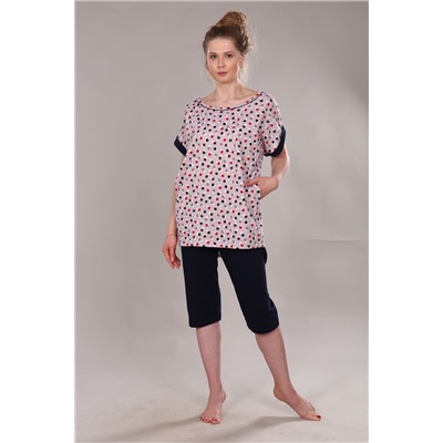 Пижама женская с бриджами ТК-275