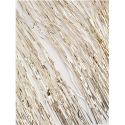 Дождик декоративный, 60 см, мишура, золотистый, New year