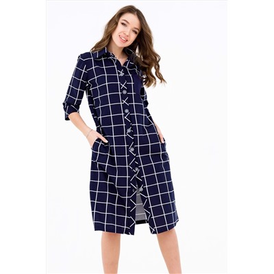Халат 46518 Клетка НАТАЛИ #875421