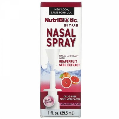 NutriBiotic Nasal Spray (29.5 мл) - Назальный спрей с экстрактом семян грейпфрута