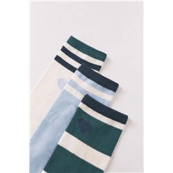 Pack 3 calcetines largos lisos estampado Snoopy