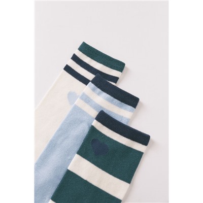 Pack 3 calcetines largos lisos estampado Snoopy