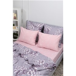 Простыня на резинке поплин Виола-компаньон