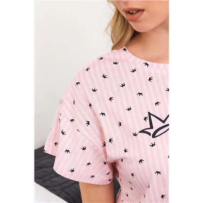 Пижама с шортами Queen (футболка+шорты) НАТАЛИ #891627