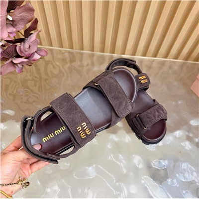 Женские замшевые босоножки  МИ*У МИ*У