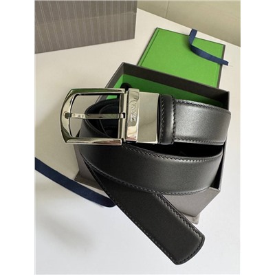 Мужской двухсторонний ремень в деловом стиле  Ermenegild*o Zegn*a