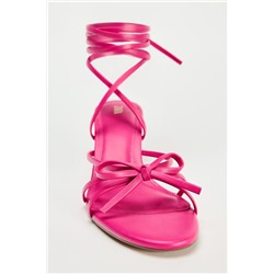 FEW ITEMS LEFT LACE UP HIGH-HEEL SANDALS