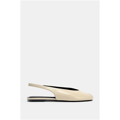 OPEN-TOE SLINGBACK SHOES