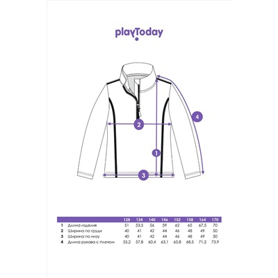 Толстовка PLAYTODAY, 1047296