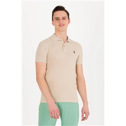 Erkek Taş Basic Polo Yaka Tişört