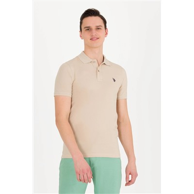 Erkek Taş Basic Polo Yaka Tişört