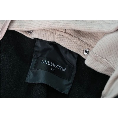 Женское теплое зимнее длинное хлопковое пальто с капюшоном в клетку