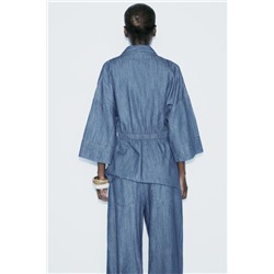 CAMISA FLUIDA DENIM Z1975 LAZADA