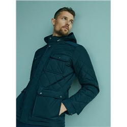 Steppjacke mit Kapuze