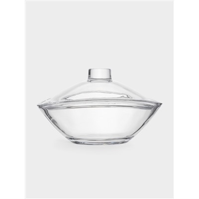 Салатник, 21х13 см, 840 мл, с крышкой, стекло, Song