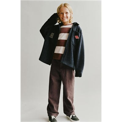 COMFORT CORDUROY FLEECE OVERSHIRT