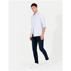 Açık Mavi Slim Fit Uzun Kollu Gömlek
