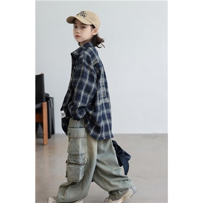 Хлопковая рубашка для мальчиков