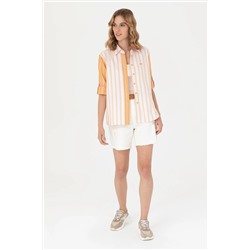 Kadın Beyaz Jean Şort