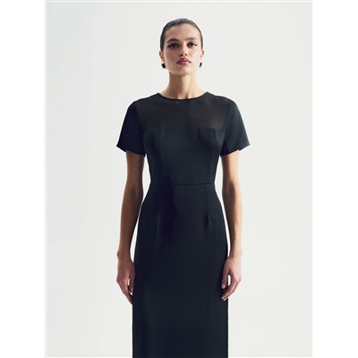 Платье приталенного силуэта, PL1686/abyss