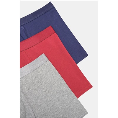 Penti Erkek Burgundy 3lü Çok Renkli Boxer