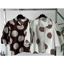 Рубашка  в горох