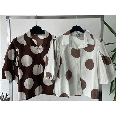 Рубашка  в горох