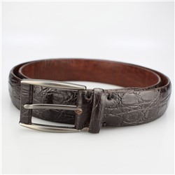 Ремень из кожи крокодила 35 мм