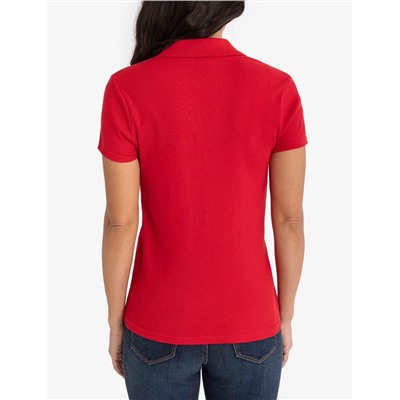 SPLIT NECK RIBBED POLO SHIRT