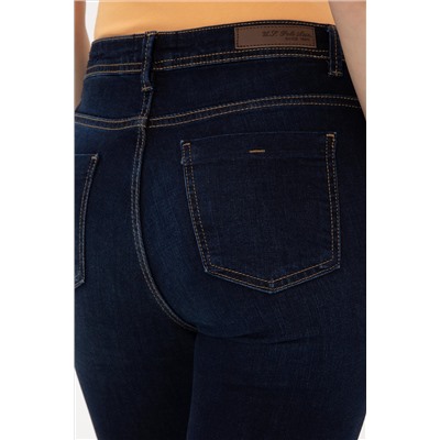 Kadın Koyu Mavi Skinny Fit Jean Pantolon