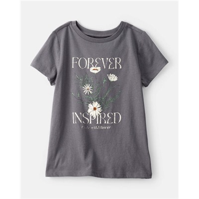 Kid Cotton Candy Short-Sleeve Graphic Tee - Ivory