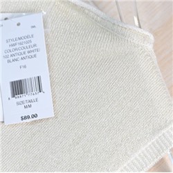 Трикотажный асимметричный свитер