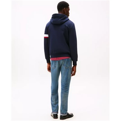 Tommy Hilfiger Men's Stripe Sleeve Hoodie